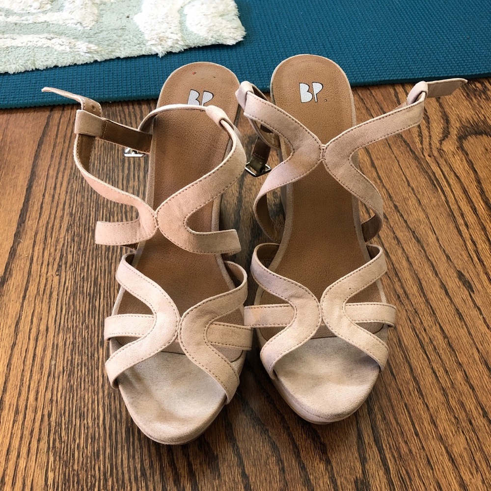 light pink wedges heels from nordstrom!!